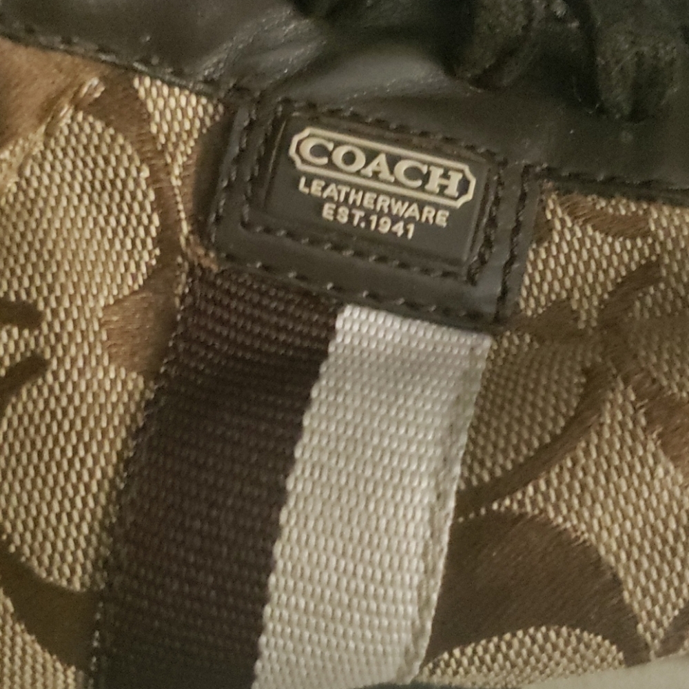 Coach tan and brown sneakers 6.5 - Picture 5 of 7
